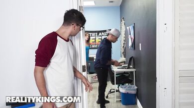 Kai Jaxon takes every inch of Selina Bentz behind Mike's back