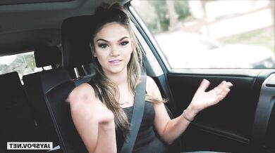 Athena Faris takes a massive load deep inside her pussy in reverse cowgirl