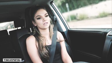 Athena Faris takes a massive load deep inside her pussy in reverse cowgirl