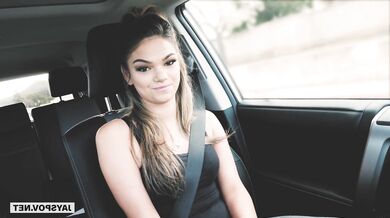 Athena Faris takes a massive load deep inside her pussy in reverse cowgirl