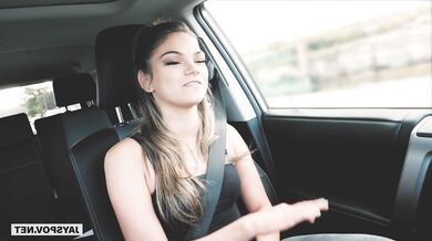 Athena Faris takes a massive load deep inside her pussy in reverse cowgirl