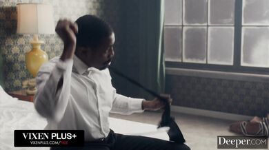 Horny redhead Jessi Rae loves taking big black dick deep inside her