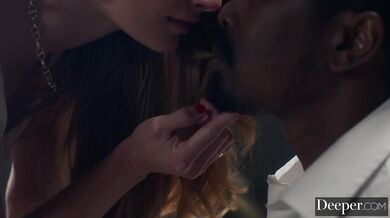 Horny redhead Jessi Rae loves taking big black dick deep inside her